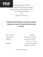 Proyecto de Electrificación Con Partidas