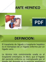 Trasplante Hepatico