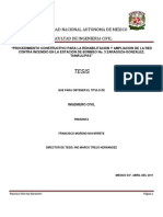 Procedimiento Constructivo para La Rehabilitacion y Ampliacion de La Red Contra Incendio en La Estacion de Bombeo PDF