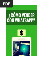 ¿Cómo Vender Con WhatsApp?