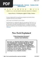 Neo-Tech Explanation