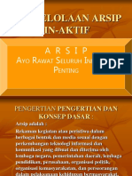 Penataan Arsip Ianaktif