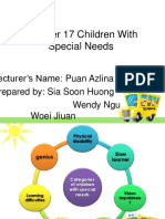 Characteristics of Children With Special Needs