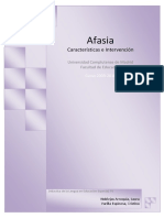 Afasia Caracteristicas e Intervencion PDF