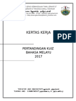 Kertas Kerja Pertandingan Kuiz BM