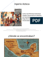 Unidad 2 Aportes de Los Aztecas A La Humanidad - Carlos José Montoya