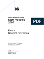 Steel Vessels 2000: P 1 General Provisions