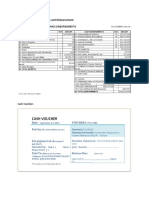 Statement of Cash Receipts and Disbursement - Marga