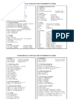 Conversion Table