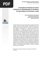 Enegep2015 - Utilizacao Do Metodo Canto Noroeste Na Programacao de Entregas de Uma Fabrica em Fortaleza PDF