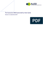 The Australian SAM Sustainability Index Guide 2007