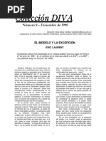 08 Laurent - El Modelo y La Excepción PDF