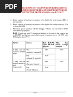 Nepal Electricity Authority ROR PROR and Storage Tarrif