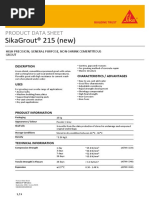 Sikagrout 215 New - Pds en PDF