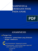 Teori Anamnesis & Pemeriksaan Fisik Anak 