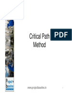 Critical Path Method PDF