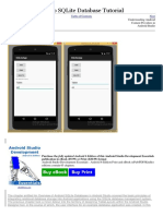 Android Studio y SQLite Database Tutorial