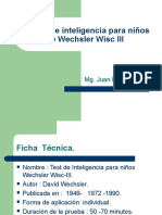 Test de Inteligencia para Niños de Wechsler Wisc