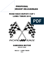 Proposal Sponsorship Kejuaraan Road Race