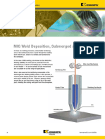 MIG Weld Deposition, Submerged Arc Welding