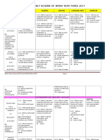 English Yearly Scheme of Work Year Three 2017: Unit/Week Listening & Speaking Reading Writing Language Arts Grammar