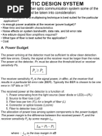 Pertemuan 11 - 12 - Desain Fiber Optic