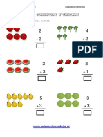 Sumas Divertidas Con Frutas y Verduras PDF