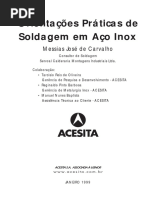 Orientações Práticas de Soldagem em Aço Inox - ACESITA PDF