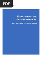 Enforcement and Dispute Resolution: A Future Partnership Paper