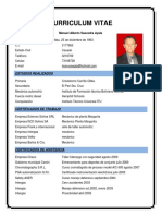 Curriculum Vitae de Manuel Saavedra