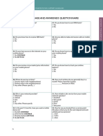 Sample Mobile Usage and Awareness Questionnaire