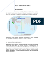 Unidad II Geografía de Mi Estado.