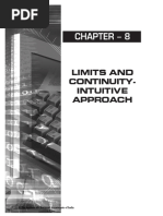 Chapter - 8: Limits and Continuity-Intuitive Approach