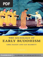 The Sociology of Early Buddhism