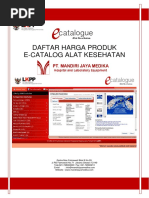 E Catalog Alat Kesehatan PT. Mandiri Jaya Medika PDF