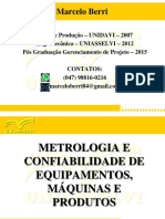 Aula 1 - InMETRO, Metrologia, Medição, Inst. Medição