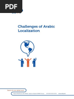 Challenges of Arabic Localization