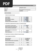 Calculo Placa de Apoyo