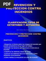 Capacitación de Incendio