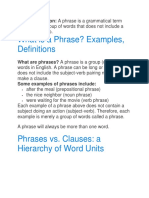 Phrase Definition