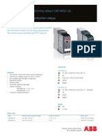 ABB CM-MSS Thermistor Motor Protection Relays - 2CDC112047D0201 PDF