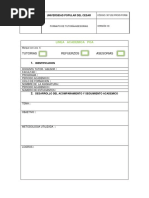 Formatos Tutorias