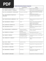 Cabinet Secretaries