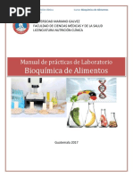 Manual Bioquimica de Alimentos 2017