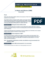 Otitis Media With Effusion (OME) : Revised 2004