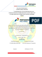 Analisa Gas Dehydration, Glycol Regeneratio, Dan Condesate Process PT. PHE WMO Pertamina Hulu Energi West Madura Offshore