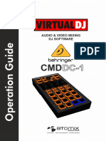 Behringer CMD DC1 VirtualDJ 8 Operation Guide