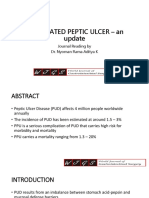 Perforated Peptic Ulcer - An Update