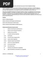 Infection Prevention and Control Assessment Tool For Outpatient Settings