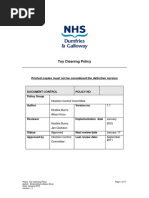 Toy Cleaning Policy